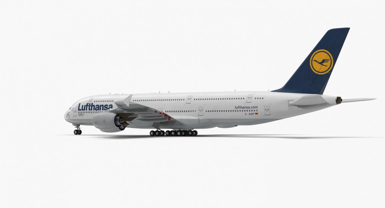 Airbus A380-1000 Air France 3D